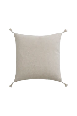 Alternative view of Ellos Kuddfodral Candice Tassel I Tvättat Lin 50x50 Cm