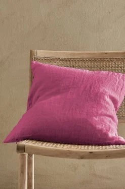 Ellos Kuddfodral Candice Zip I Tvättat Lin 50x50 Cm