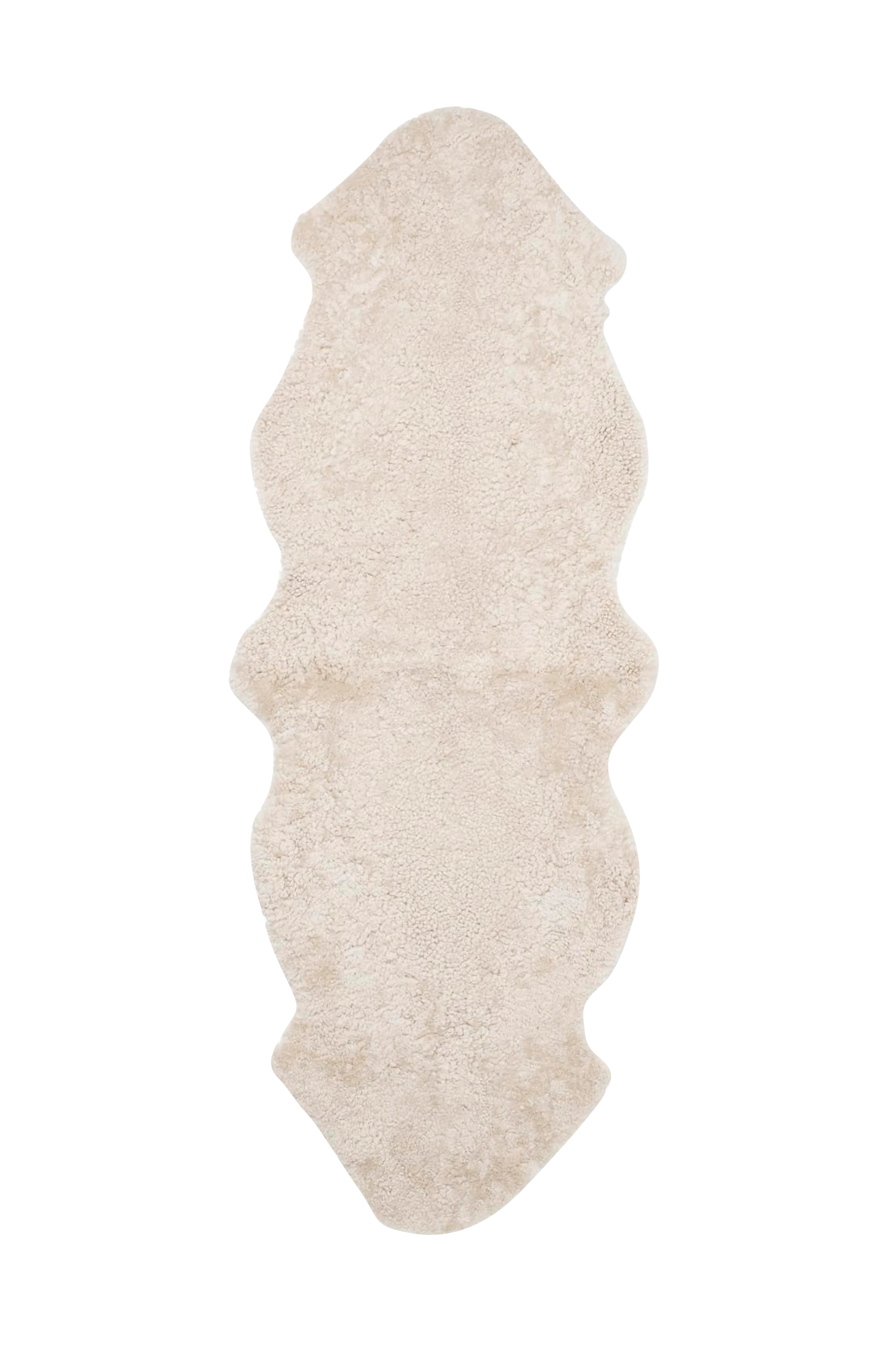 SKINNWILLE Fårskinn Curly Dubbelt